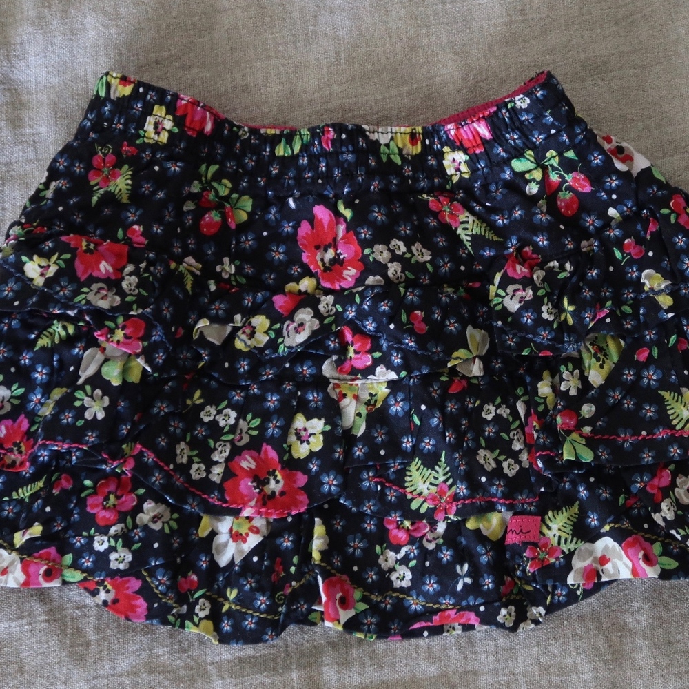 Floral Catimini Skirt sz 18 mo.